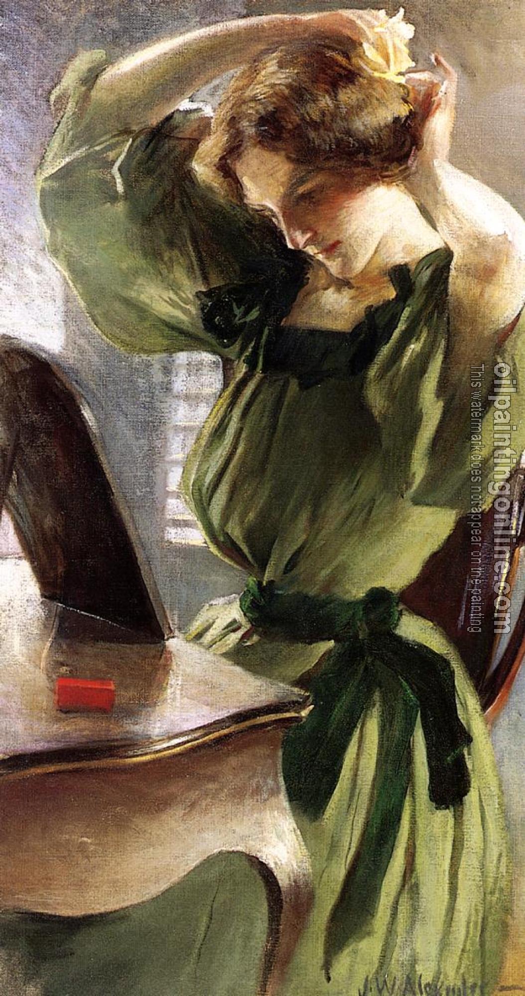 Alexander, John White - Young Woman Arranging Her Hair